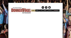Desktop Screenshot of donnervoegel.de